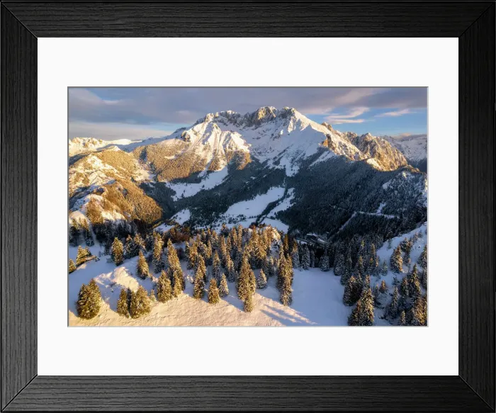 Framed Print : Winter season in Orobie Alps during sunrise, Presolana peak in Bergamo province, Lombardy district, Italy, Europe Framed Print : Winter season in Orobie Alps during sunrise, Presolana peak in Bergamo province, Lombardy district, Italy, Europe
