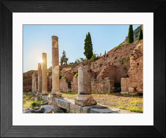 Framed Print : The Roman Agora, Delphi, UNESCO World Heritage Site, Phocis, Greece, Europe Framed Print : The Roman Agora, Delphi, UNESCO World Heritage Site, Phocis, Greece, Europe