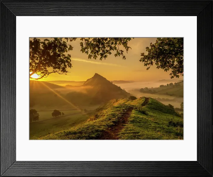Framed Print : Parkhouse Hill sunrise with atmospheric morning, Peak District National Park, Derbyshire, England, United Kingdom, Europe Framed Print : Parkhouse Hill sunrise with atmospheric morning, Peak District National Park, Derbyshire, England, United Kingdom, Europe
