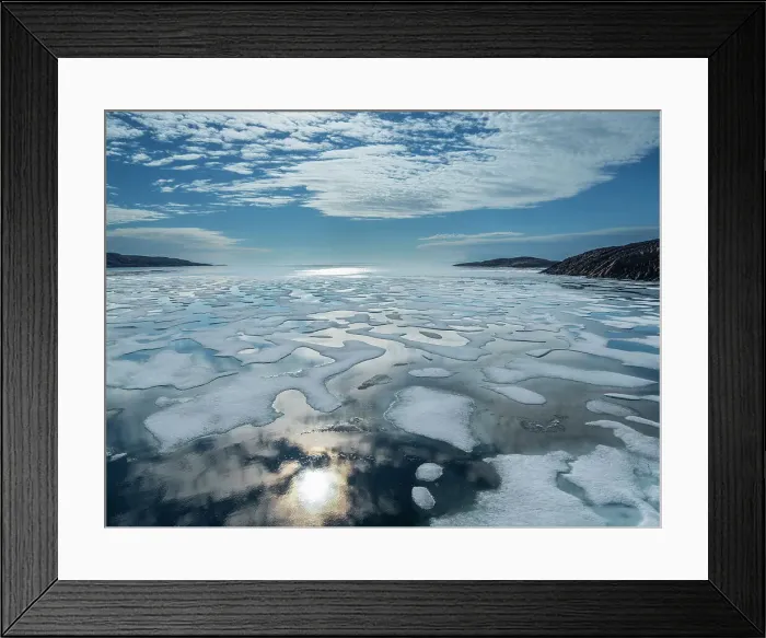 Framed Print : Pack ice in the western end of Bellot Strait leading to McClintock Channel, Northwest Passage, Nunavut, Canada, North America Framed Print : Pack ice in the western end of Bellot Strait leading to McClintock Channel, Northwest Passage, Nunavut, Canada, North America