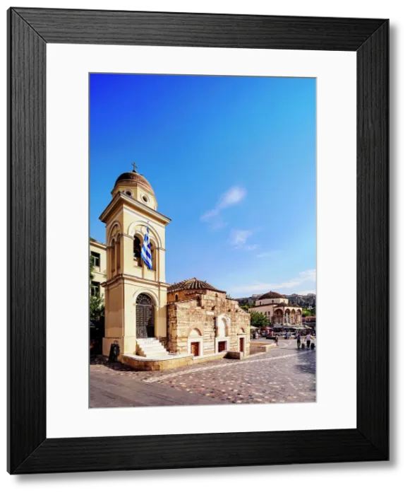 Framed Print : Church of the Pantanassa, Monastiraki Square, Athens, Attica, Greece, Europe Framed Print : Church of the Pantanassa, Monastiraki Square, Athens, Attica, Greece, Europe