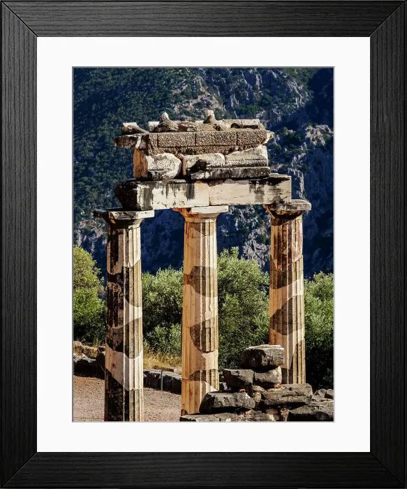 Framed Print : Tholos of Delphi, detailed view, Temple of Athena Pronaia, Delphi, UNESCO World Heritage Site, Phocis, Greece, Europe Framed Print : Tholos of Delphi, detailed view, Temple of Athena Pronaia, Delphi, UNESCO World Heritage Site, Phocis, Greece, Europe