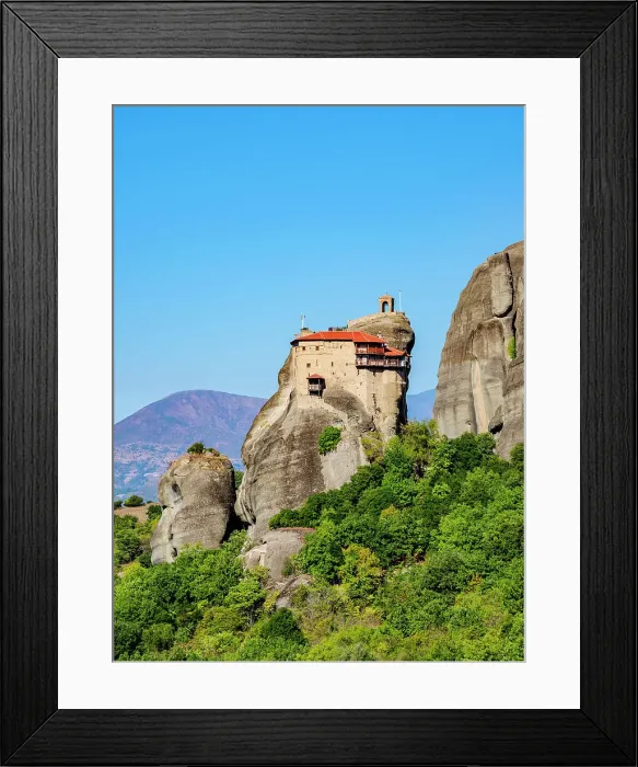 Framed Print : Monastery of Saint Nicholas Anapafsas (Anapausas), Meteora, UNESCO World Heritage Site, Thessaly, Greece, Europe Framed Print : Monastery of Saint Nicholas Anapafsas (Anapausas), Meteora, UNESCO World Heritage Site, Thessaly, Greece, Europe