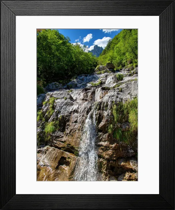 Framed Print : Cadini del Brenton waterfalls, Lago del Mis, Belluno, Veneto, Italy, Europe Framed Print : Cadini del Brenton waterfalls, Lago del Mis, Belluno, Veneto, Italy, Europe