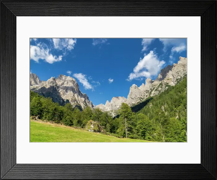 Framed Print : Dolomites, Canali valley, Tonadico, Trentino, Italy, Europe Framed Print : Dolomites, Canali valley, Tonadico, Trentino, Italy, Europe