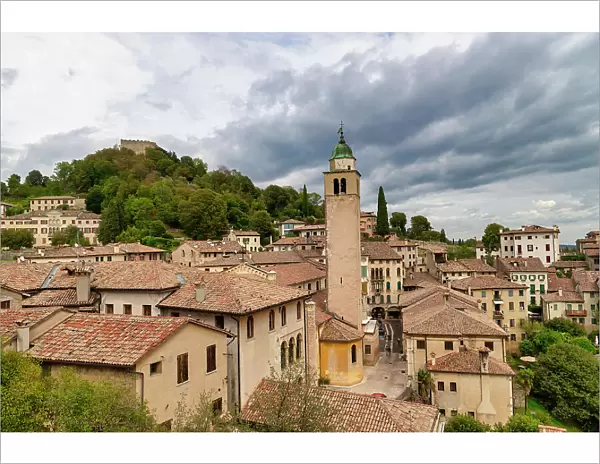 Landscape, Historic center, Asolo, Treviso, Veneto, Italy, Europe