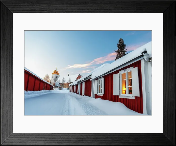 Framed Print : Old town of Gammelstad, UNESCO World Heritage Site, Lulea, Norrbotten, Norrland, Swedish Lapland, Sweden, Scandinavia, Europe Framed Print : Old town of Gammelstad, UNESCO World Heritage Site, Lulea, Norrbotten, Norrland, Swedish Lapland, Sweden, Scandinavia, Europe