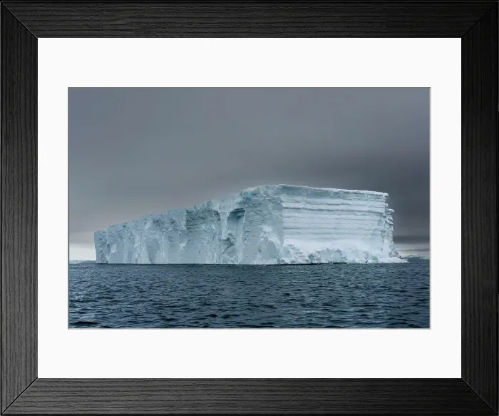 Framed Print : Tabular iceberg, Larsen C Ice Shelf, Weddell Sea, Antarctica, Polar Regions Framed Print : Tabular iceberg, Larsen C Ice Shelf, Weddell Sea, Antarctica, Polar Regions