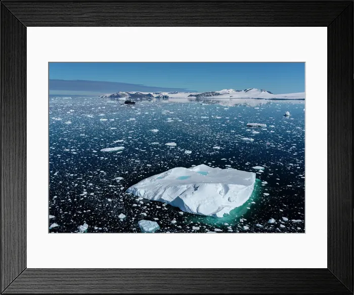 Framed Print : Aerial view of Larsen Inlet, Weddell Sea, Antarctica, Polar Regions Framed Print : Aerial view of Larsen Inlet, Weddell Sea, Antarctica, Polar Regions