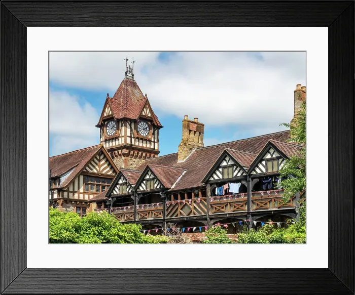 Framed Print : Almshouses and Barrett Browning Institute, Ledbury, Herefordshire, England, United Kingdom, Europe Framed Print : Almshouses and Barrett Browning Institute, Ledbury, Herefordshire, England, United Kingdom, Europe