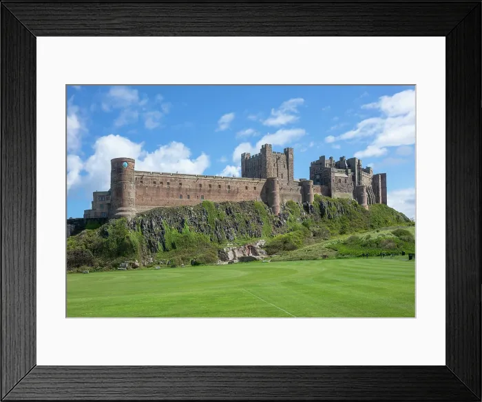 Framed Print : Bamburgh castle, Northumberland, England Framed Print : Bamburgh castle, Northumberland, England