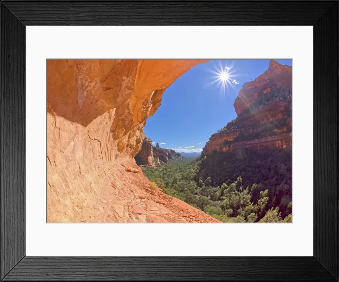 Framed Print : View of Fay Canyon in Sedona Arizona from the end of the trail Framed Print : View of Fay Canyon in Sedona Arizona from the end of the trail
