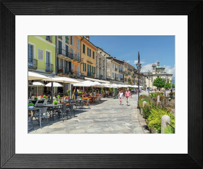 Framed Print : Cannobio, Lago Maggiore, Piemont, Italien Framed Print : Cannobio, Lago Maggiore, Piemont, Italien