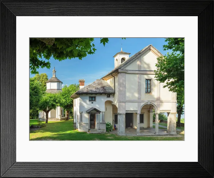 Framed Print : Sacro Monte di Ghiffa, Ghiffa, UNESCO wolrd heritage site, Lago Maggiore, Piedmont, Italy Framed Print : Sacro Monte di Ghiffa, Ghiffa, UNESCO wolrd heritage site, Lago Maggiore, Piedmont, Italy