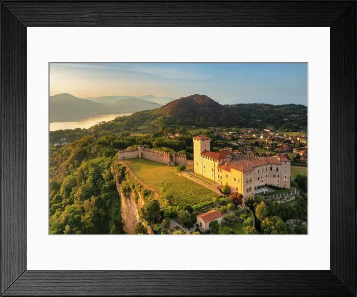 Framed Print : La Rocca di Angera, Angera, Lago Maggiore, Piedmont, Italy Framed Print : La Rocca di Angera, Angera, Lago Maggiore, Piedmont, Italy