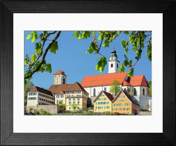 Framed Print : Dominican monastery with Heilig Kreuz collegiate church, Horb am Neckar, Black Forest, Baden Wurttemberg, Germany Framed Print : Dominican monastery with Heilig Kreuz collegiate church, Horb am Neckar, Black Forest, Baden Wurttemberg, Germany