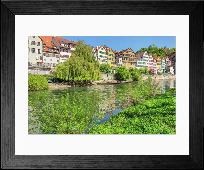 Framed Print : Old town at Neckar river, Tubingen, Swabian Alps, Baden Wurttemberg, Germany Framed Print : Old town at Neckar river, Tubingen, Swabian Alps, Baden Wurttemberg, Germany