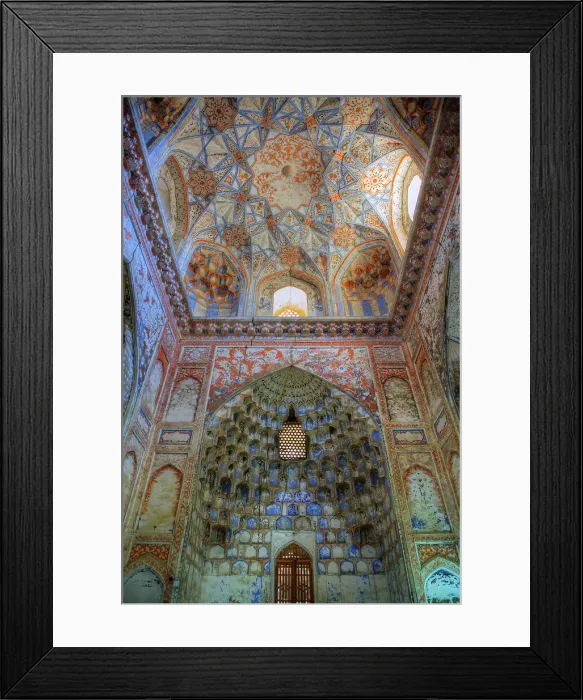 Framed Print : Ceiling and Wall, Abdulaziz Khan Madrasah, 1652, UNESCO World Heritage Site, Bukhara, Uzbekistan, Central Asia, Asia Framed Print : Ceiling and Wall, Abdulaziz Khan Madrasah, 1652, UNESCO World Heritage Site, Bukhara, Uzbekistan, Central Asia, Asia