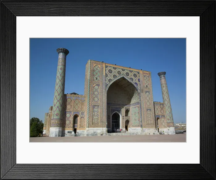 Framed Print : Ulug Bek Madrassah, Registan Square, UNESCO World Heritage Site, Samarkand, Uzbekistan, Central Asia, Asia Framed Print : Ulug Bek Madrassah, Registan Square, UNESCO World Heritage Site, Samarkand, Uzbekistan, Central Asia, Asia
