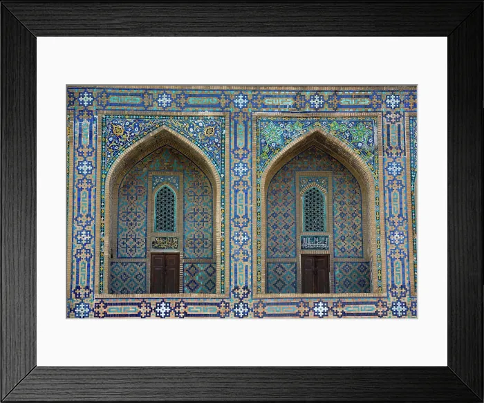 Framed Print : External Rooms, Tilework, Sherdor Madrassah, completed 1636, Registan Square, UNESCO World Heritage Site, Samarkand, Uzbekistan, Central Asia, Asia Framed Print : External Rooms, Tilework, Sherdor Madrassah, completed 1636, Registan Square, UNESCO World Heritage Site, Samarkand, Uzbekistan, Central Asia, Asia
