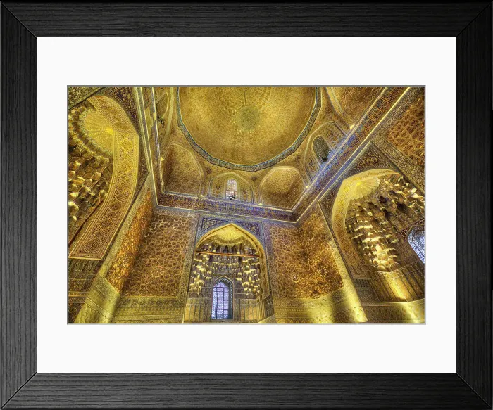 Framed Print : Interior, Gur-E-Amir Complex (Mausoleum), built 1403, Burial Site of Amir Temir, UNESCO World Heritage Site, Samarkand, Uzbekistan, Central Asia, Asia Framed Print : Interior, Gur-E-Amir Complex (Mausoleum), built 1403, Burial Site of Amir Temir, UNESCO World Heritage Site, Samarkand, Uzbekistan, Central Asia, Asia