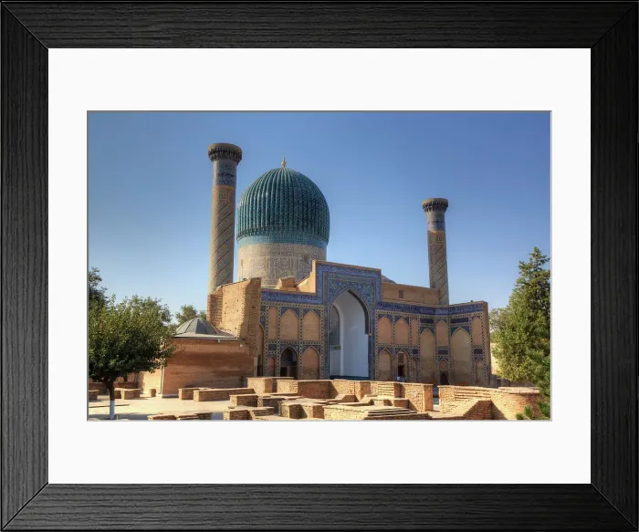 Framed Print : Gur-E-Amir Complex (Mausoleum), built 1403, Burial Site of Amir Temir, UNESCO World Heritage Site, Samarkand, Uzbekistan, Central Asia, Asia Framed Print : Gur-E-Amir Complex (Mausoleum), built 1403, Burial Site of Amir Temir, UNESCO World Heritage Site, Samarkand, Uzbekistan, Central Asia, Asia