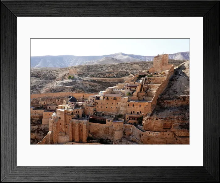 Framed Print : Mar Saba, one of the oldest continuously inhabited monasteries in the world, eastern Judean Desert, Israel, Middle East Framed Print : Mar Saba, one of the oldest continuously inhabited monasteries in the world, eastern Judean Desert, Israel, Middle East