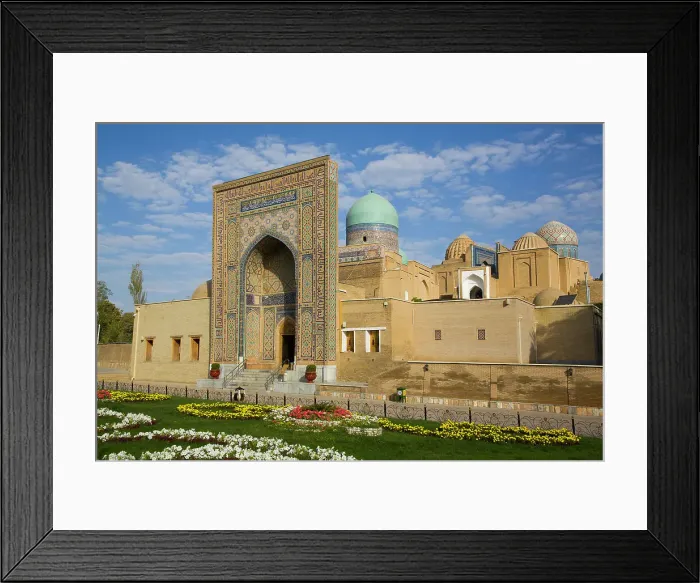 Framed Print : Entrance Gateway, Shah-I-Zinda, UNESCO World Heritage Site, Samarkand, Uzbekistan, Central Asia, Asia Framed Print : Entrance Gateway, Shah-I-Zinda, UNESCO World Heritage Site, Samarkand, Uzbekistan, Central Asia, Asia