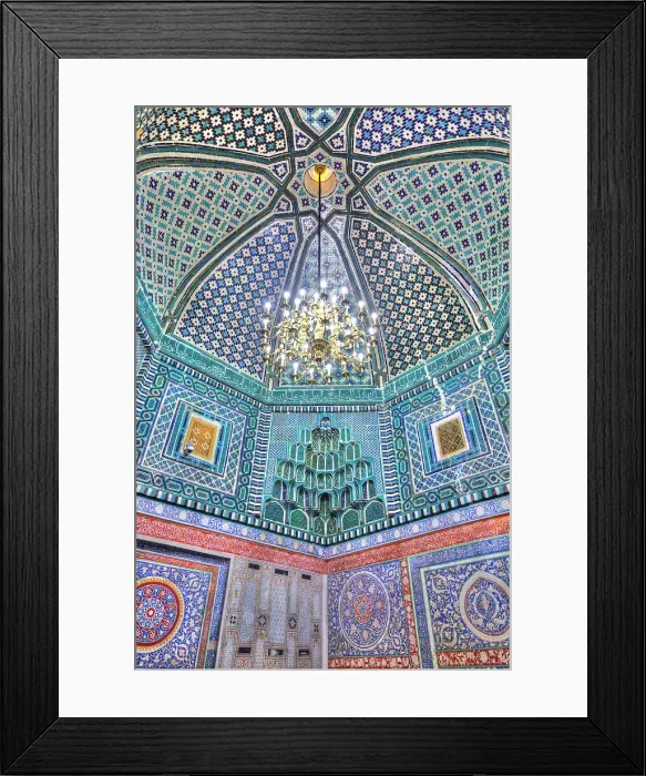 Framed Print : Ceiling and Wall, Kusan Ibn Abbas Complex, Shah-I-Zinda, UNESCO World Heritage Site, Samarkand, Uzbekistan, Central Asia, Asia Framed Print : Ceiling and Wall, Kusan Ibn Abbas Complex, Shah-I-Zinda, UNESCO World Heritage Site, Samarkand, Uzbekistan, Central Asia, Asia