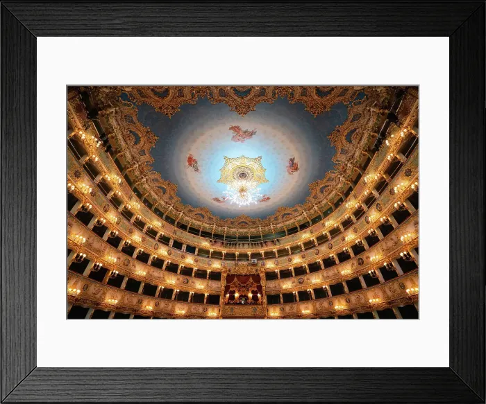 Framed Print : Audience Box Seating, Interior of the Gran Teatro La Fenice, Venezia (Venice), Veneto, Italy, Europe Framed Print : Audience Box Seating, Interior of the Gran Teatro La Fenice, Venezia (Venice), Veneto, Italy, Europe