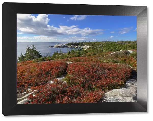 Crystal Crescent Beach Provincial Park in Autumn, Nova Scotia, Canada, North America