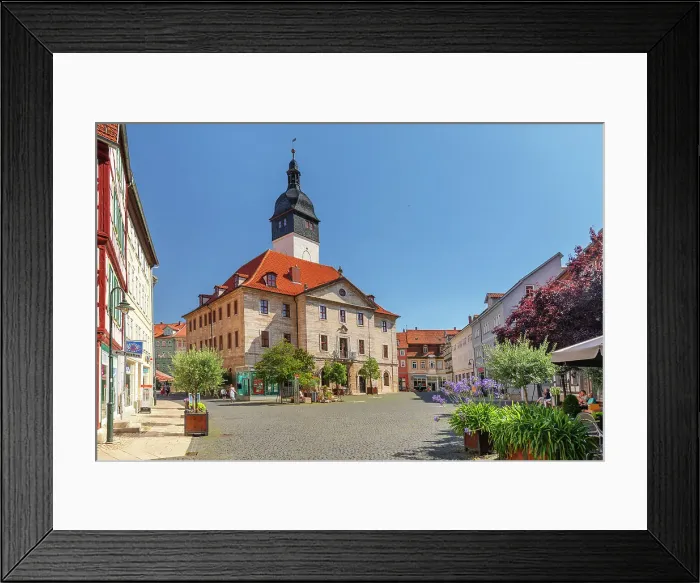 Framed Print : Town hall, Bad Langensalza, Thuringia, Thuringian Basin, Germany, Europe Framed Print : Town hall, Bad Langensalza, Thuringia, Thuringian Basin, Germany, Europe