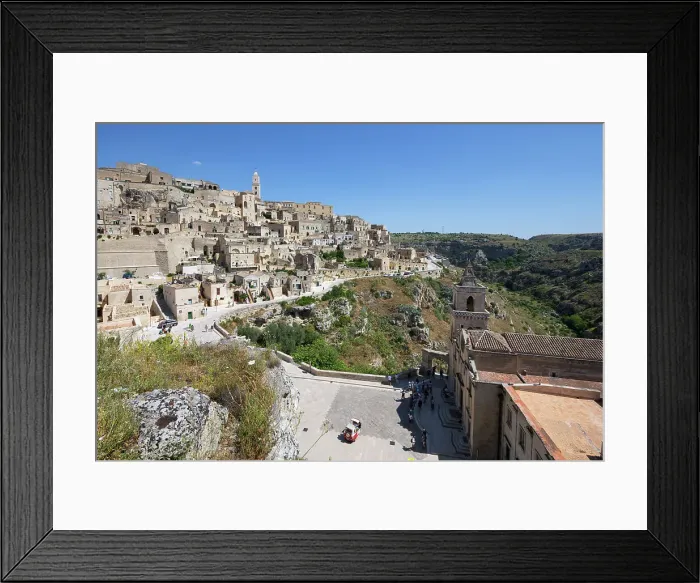 Framed Print : Church of Saint Peter and Paul and the Sassi di Matera old town and canyon, UNESCO World Heritage Site, Matera, Basilicata, Italy, Europe Framed Print : Church of Saint Peter and Paul and the Sassi di Matera old town and canyon, UNESCO World Heritage Site, Matera, Basilicata, Italy, Europe