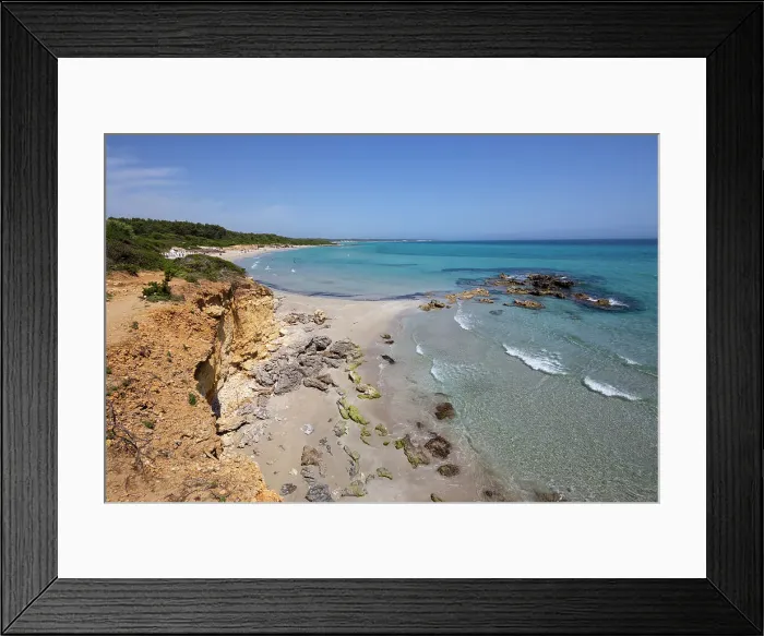 Framed Print : Baia dei Turchi beach in summer, near Otranto, Lecce province, Puglia, Italy, Europe Framed Print : Baia dei Turchi beach in summer, near Otranto, Lecce province, Puglia, Italy, Europe