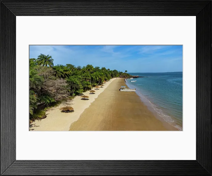 Framed Print : Aerial of a sandy beach on Rubane island, Bijagos archipelago, Guinea Bissau, West Africa, Africa Framed Print : Aerial of a sandy beach on Rubane island, Bijagos archipelago, Guinea Bissau, West Africa, Africa