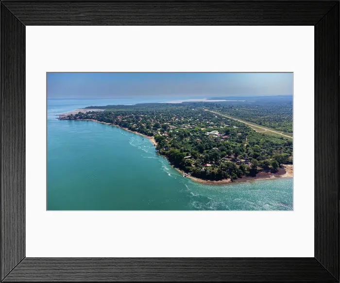 Framed Print : Aerial of Bubaque island, Bijagos archipelago, Guinea Bissau, West Africa, Africa Framed Print : Aerial of Bubaque island, Bijagos archipelago, Guinea Bissau, West Africa, Africa