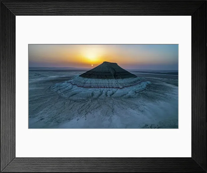 Framed Print : Multi coloured mountain at sunset, Kyzylkup, Mangystau, Kazakhstan, Central Asia, Asia Framed Print : Multi coloured mountain at sunset, Kyzylkup, Mangystau, Kazakhstan, Central Asia, Asia