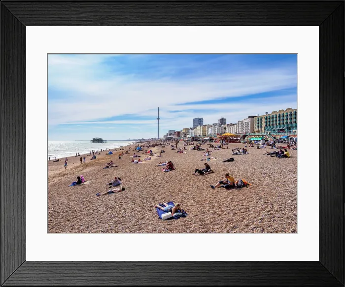 Framed Print : Brighton Beach, City of Brighton and Hove, East Sussex, England, United Kingdom, Europe Framed Print : Brighton Beach, City of Brighton and Hove, East Sussex, England, United Kingdom, Europe