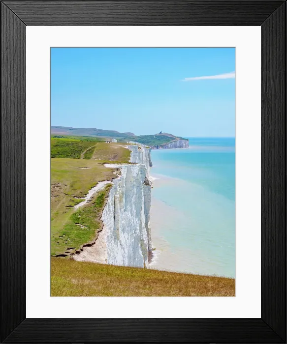 Framed Print : Seven Sisters Cliffs, South Downs National Park, East Sussex, England, United Kingdom, Europe Framed Print : Seven Sisters Cliffs, South Downs National Park, East Sussex, England, United Kingdom, Europe