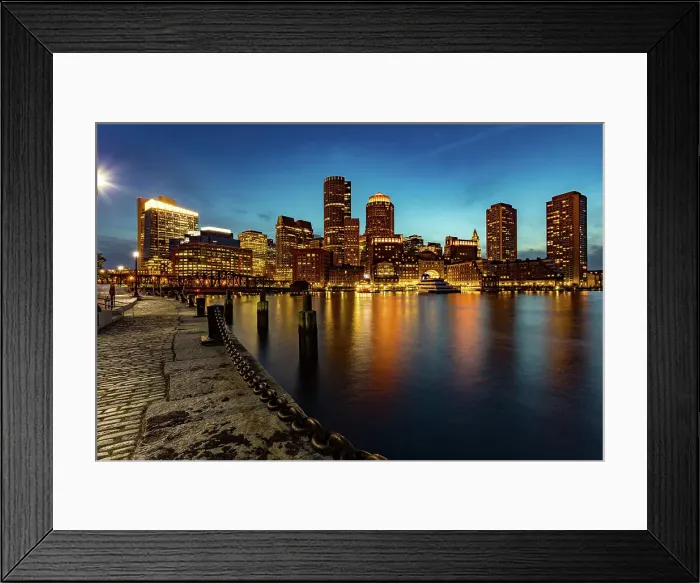 Framed Print : Boston Waterfront Skyline at Fan Pier, Boston, Massachusetts, New England, United States of America, North America Framed Print : Boston Waterfront Skyline at Fan Pier, Boston, Massachusetts, New England, United States of America, North America