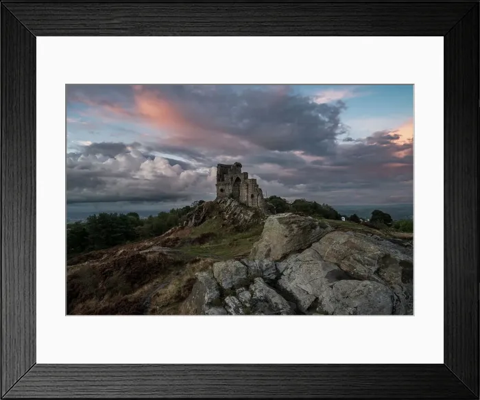 Framed Print : The Mow Cop Folly on the Cheshire Staffordshire border, Cheshire, England, United Kingdom, Europe Framed Print : The Mow Cop Folly on the Cheshire Staffordshire border, Cheshire, England, United Kingdom, Europe