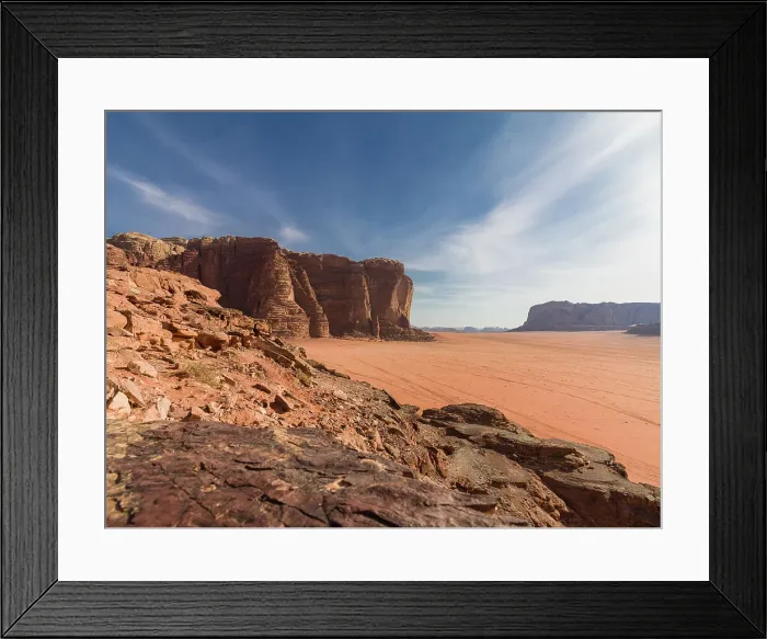 Framed Print : Red rocks and mountains in the Wadi Rum desert, UNESCO World Heritage Site, Jordan, Middle East Framed Print : Red rocks and mountains in the Wadi Rum desert, UNESCO World Heritage Site, Jordan, Middle East