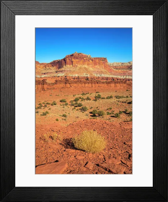 Framed Print : Whiskey Flat rock formation on sunny day, Capitol Reef National Park, Utah, Western United States, United States of America, North America Framed Print : Whiskey Flat rock formation on sunny day, Capitol Reef National Park, Utah, Western United States, United States of America, North America