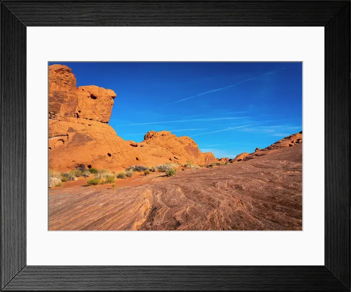 Framed Print : Orange rock formations near Rainbow Vista, Valley of Fire State Park, Nevada, United States of America, North America Framed Print : Orange rock formations near Rainbow Vista, Valley of Fire State Park, Nevada, United States of America, North America
