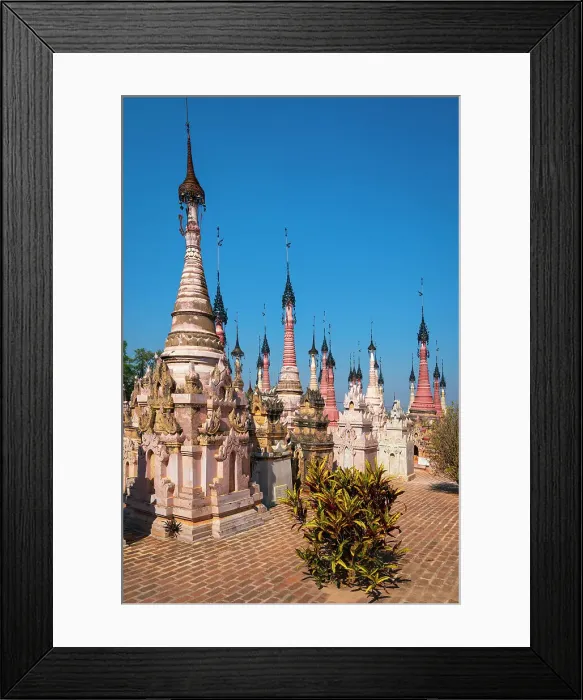 Framed Print : Kakku Pagodas (Mwe Taw Kakku Pagodas Complex), Inle Lake, Shan State, Myanmar (Burma), Asia Framed Print : Kakku Pagodas (Mwe Taw Kakku Pagodas Complex), Inle Lake, Shan State, Myanmar (Burma), Asia