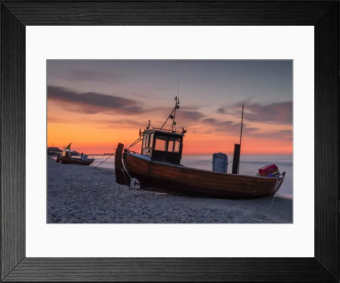 Framed Print : Fishing boat on the beach of Ahlbeck, Usedom Island, Baltic Sea, Mecklenburg-Western Pomerania, Germany, Europe Framed Print : Fishing boat on the beach of Ahlbeck, Usedom Island, Baltic Sea, Mecklenburg-Western Pomerania, Germany, Europe
