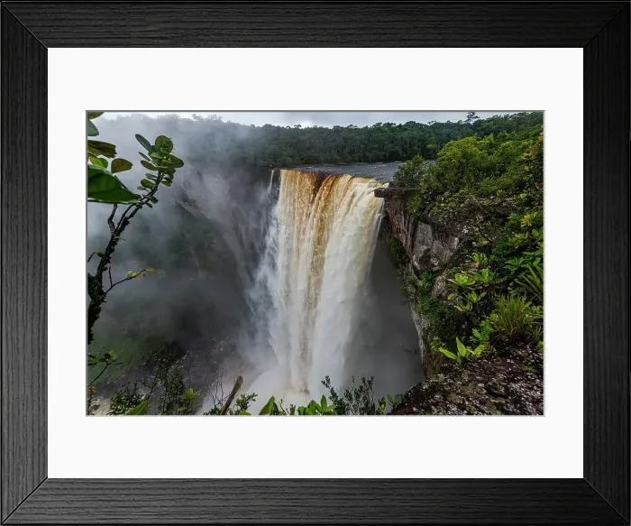 Framed Print : Kaieteur Falls, Potaro River, Guyana, South America Framed Print : Kaieteur Falls, Potaro River, Guyana, South America