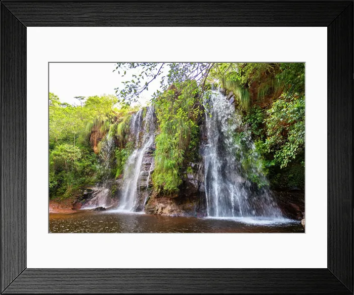 Framed Print : Cuevas Waterfalls, Samaipata, Bolivia, South America