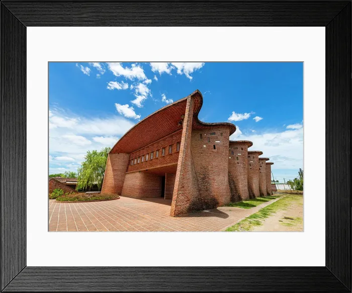 Framed Print : Church of Atlantida (Church of Christ the Worker and Our Lady of Lourdes), the work of engineer Eladio Dieste, UNESCO World Heritage Site, Canelones department, Uruguay, South America Framed Print : Church of Atlantida (Church of Christ the Worker and Our Lady of Lourdes), the work of engineer Eladio Dieste, UNESCO World Heritage Site, Canelones department, Uruguay, South America