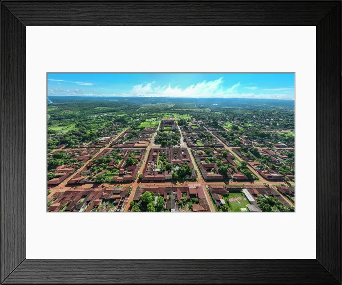 Framed Print : Aerial of the Concepcion Mission, Jesuit Missions of Chiquitos, UNESCO World Heritage Site, Santa Cruz department, Bolivia, South America Framed Print : Aerial of the Concepcion Mission, Jesuit Missions of Chiquitos, UNESCO World Heritage Site, Santa Cruz department, Bolivia, South America